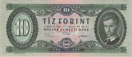 10 Forint 1969